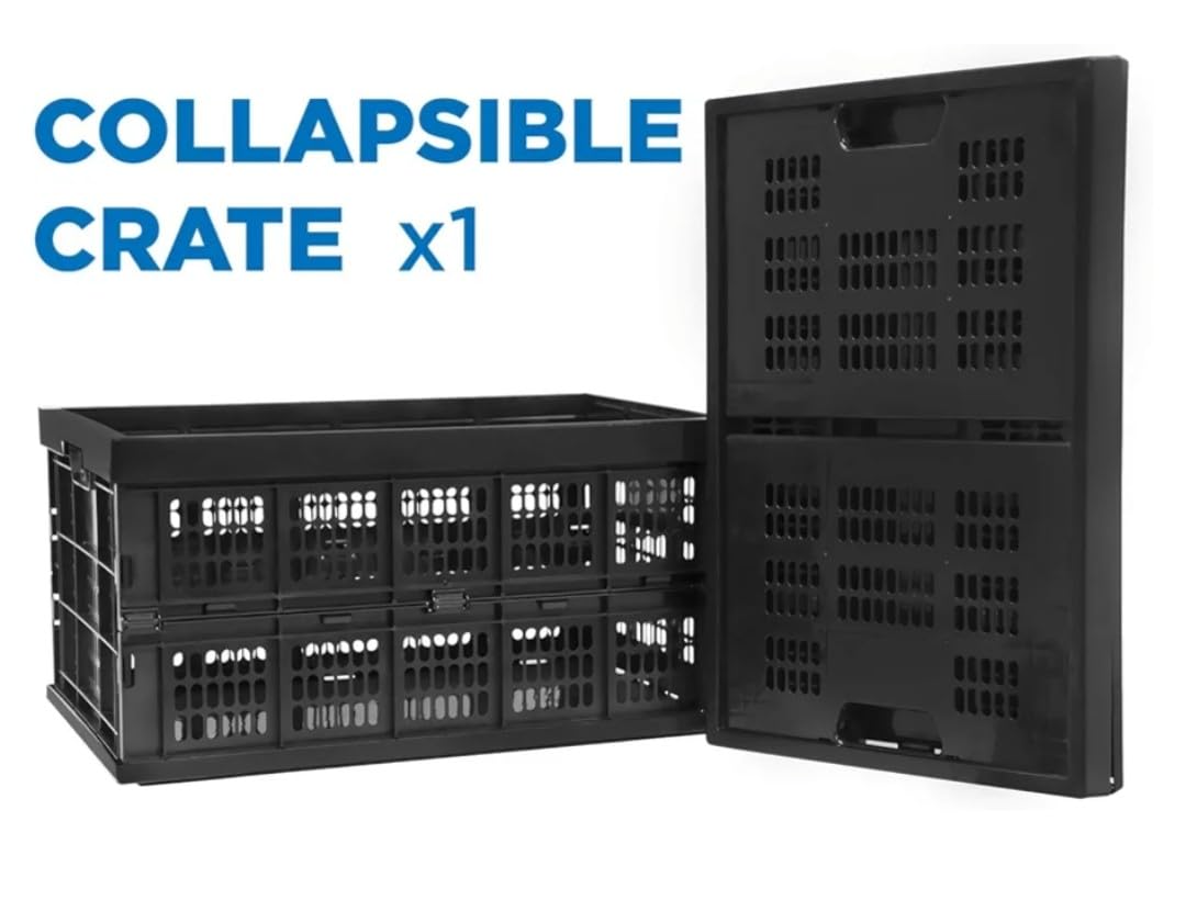 Amazon.com : Work-It! Collapsible Milk Crate | 49 Liter